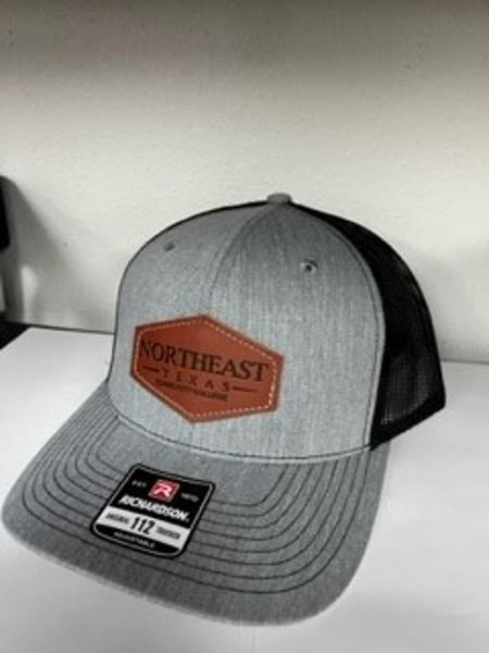 Cap Trucker with Leather Patch; $24.99