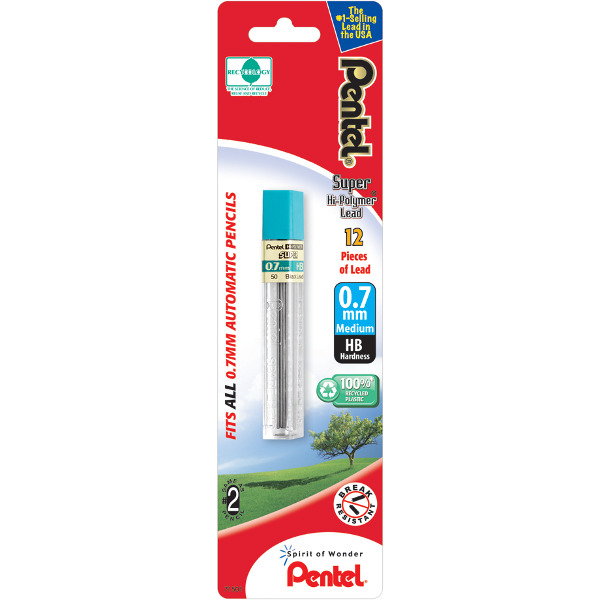 Pentel Super Hi-Polymer Replacement Lead .7mm; $1.99