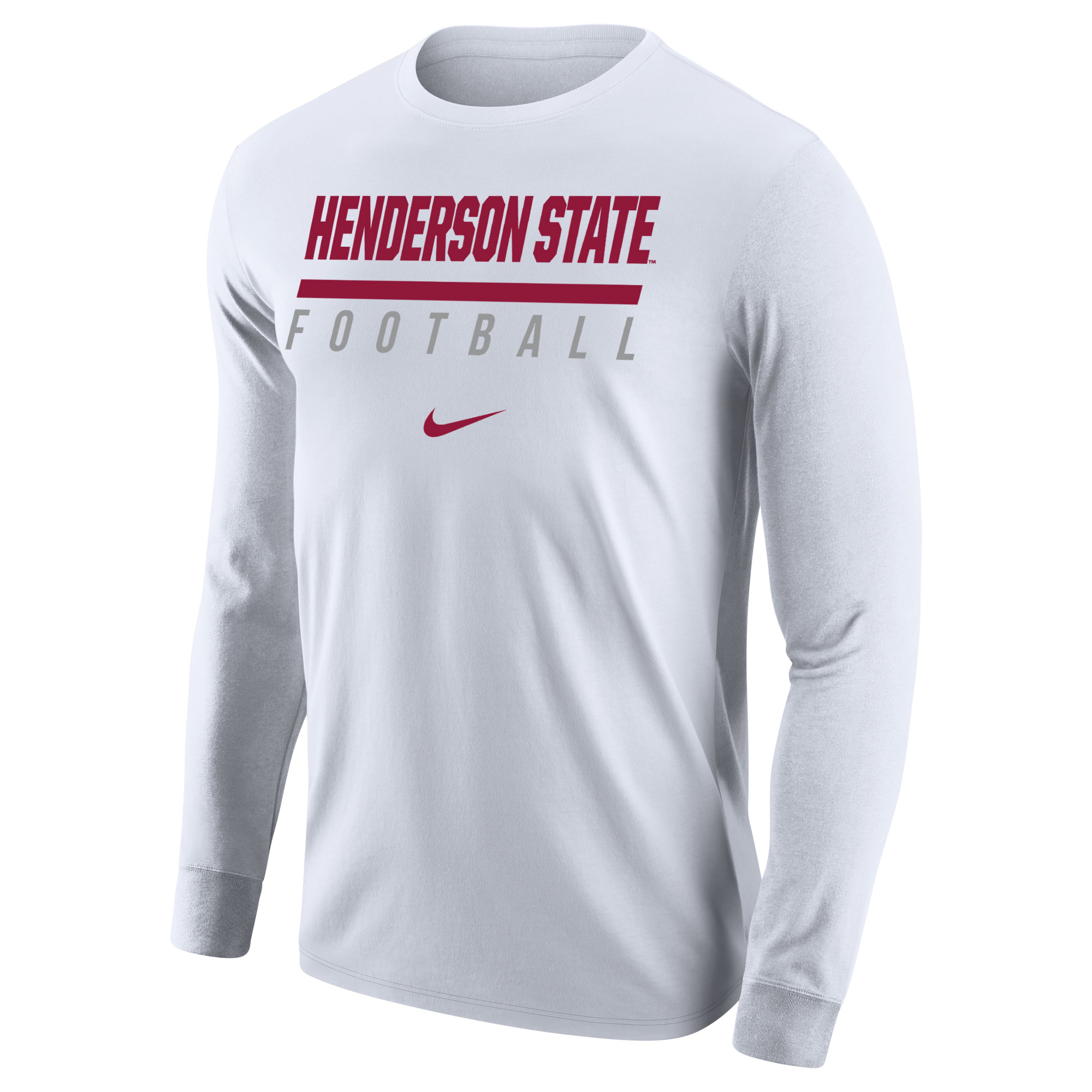 Henderson State Football Nike Long Sleeve T-Shirt | Reddie Bookstore