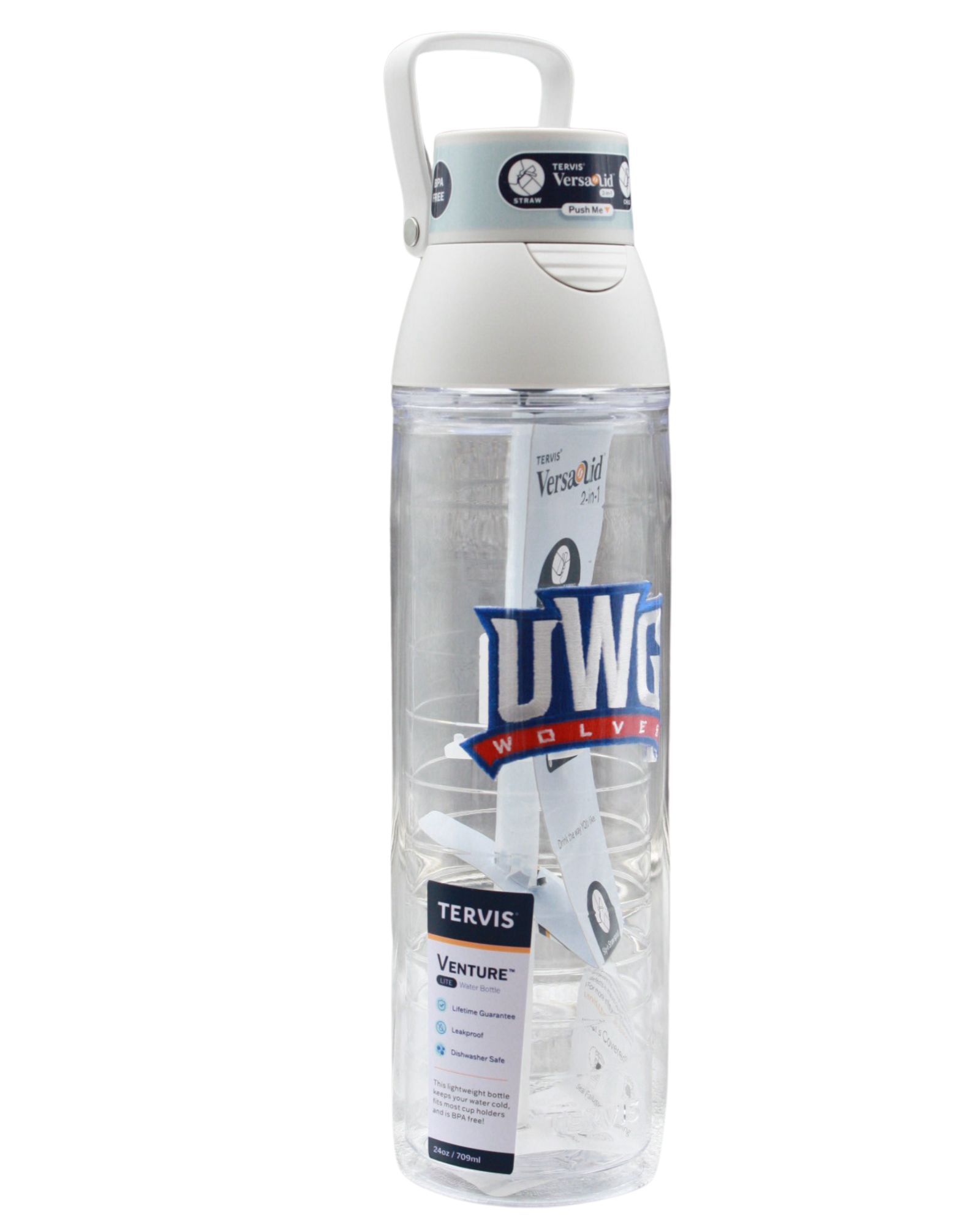 Product image 1 of 1 for TERVIS UWG ATHLETICS LOGO VENTURE 2-IN-1 WATER BOTTLE