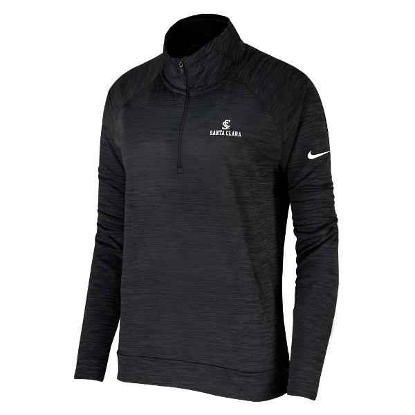Santa Clara Women's Nike Dri-Fit Swift Heather Half Zip Top; $99.00