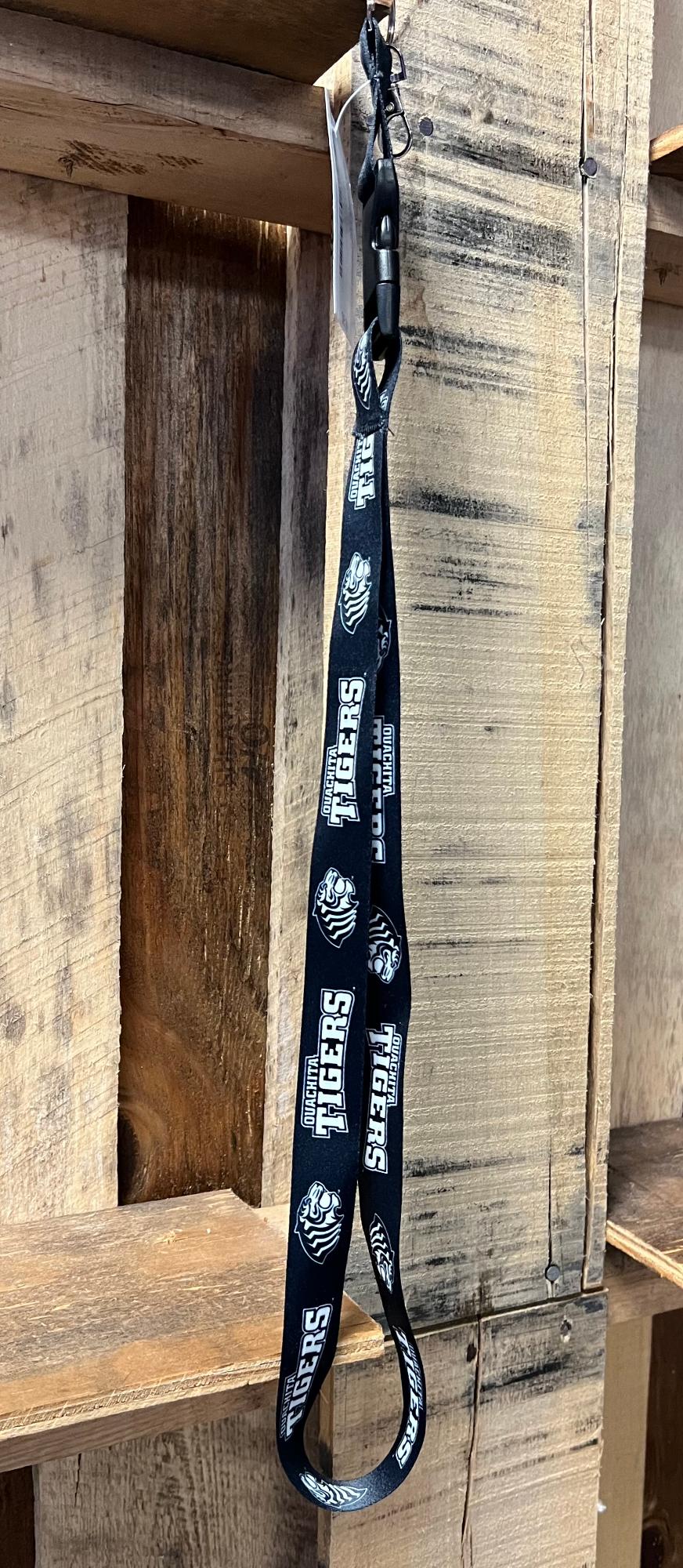 image of: Ouachita Tigers Repeated 1" Lanyard