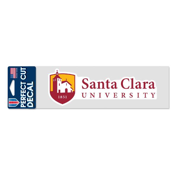 Santa Clara University 3in x 10in Perfect Cut Decal; $8.98