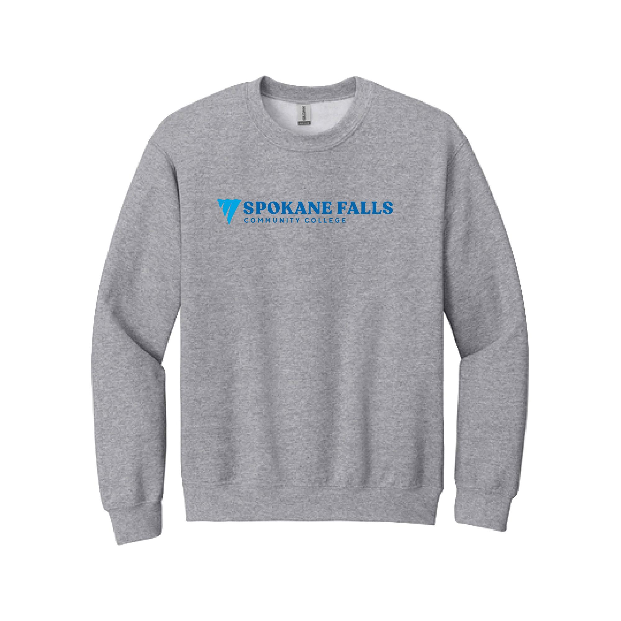 image of: SFCC CREW SWEAT MANIFEST FALLS GRY