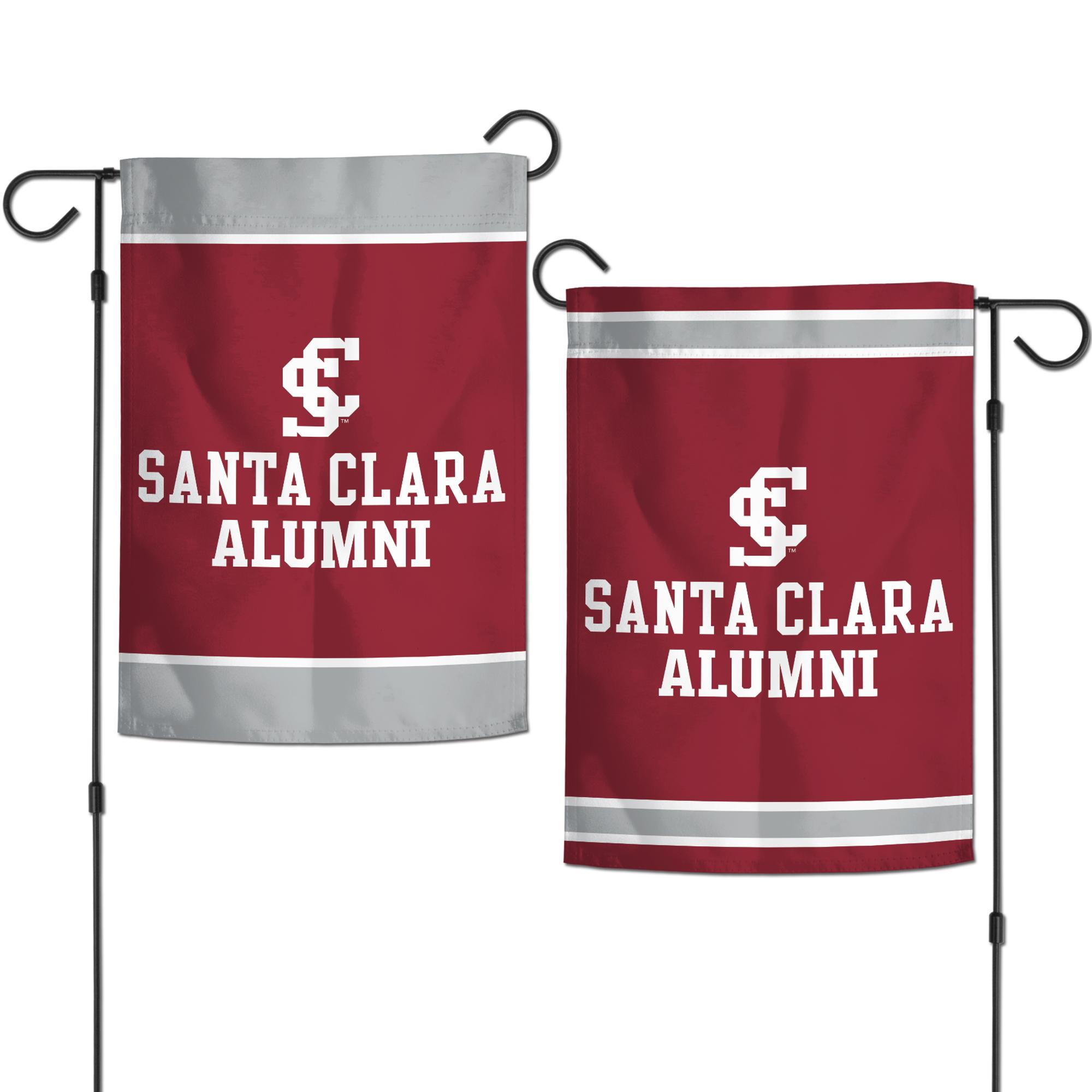 image of: Santa Clara University Alumni 2-Sided Garden Flag