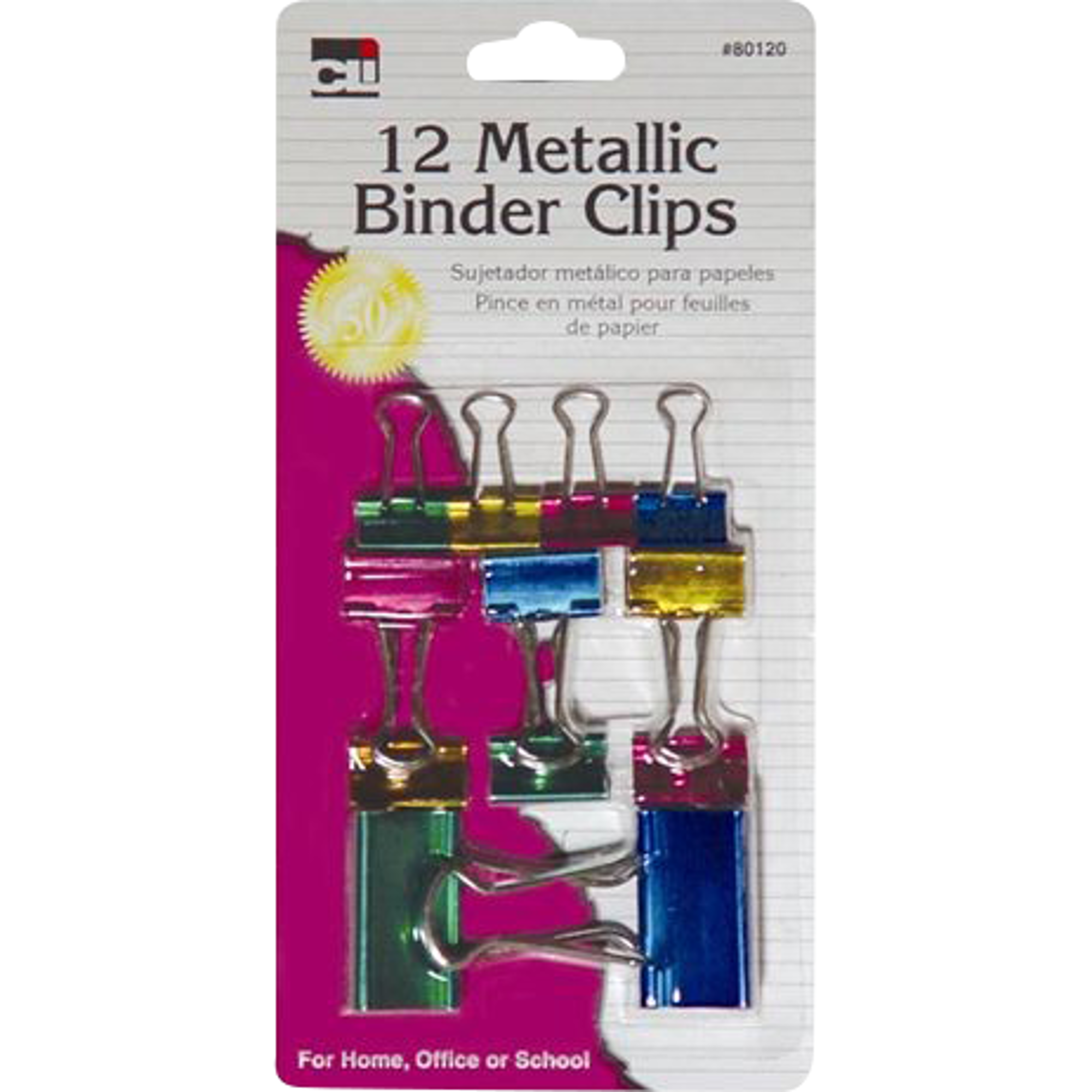 Product image 1 of 1 for Binder Clips 12pk