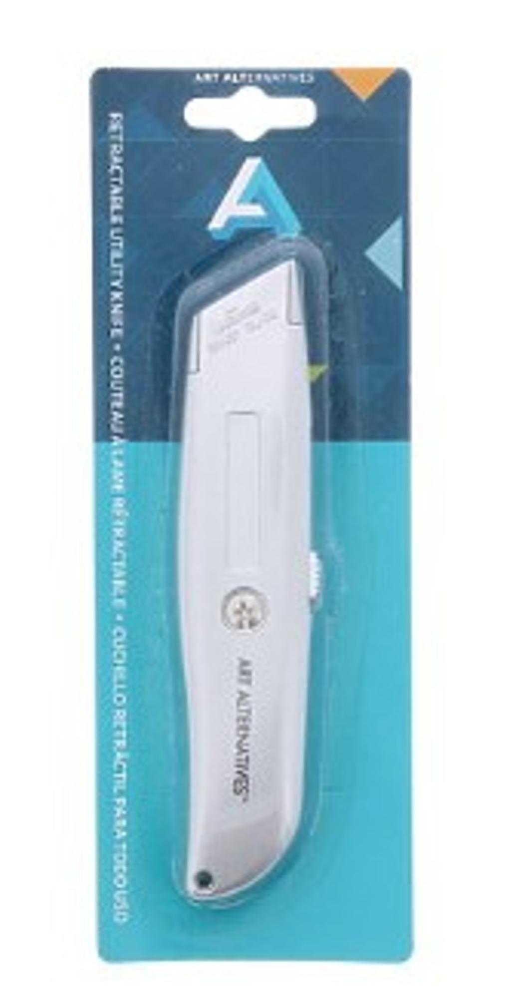 image of: Retractable Utility Knife Two-Sided Blade
