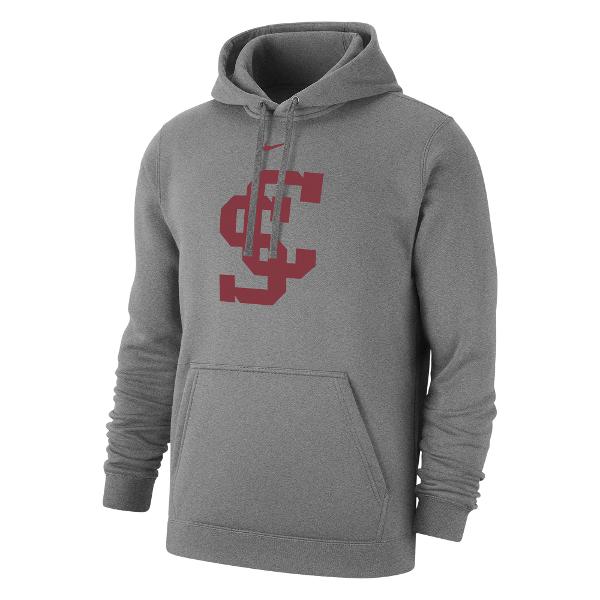 Santa Clara Broncos Nike Club Fleece Hoodie, Dark Heather; $85.00