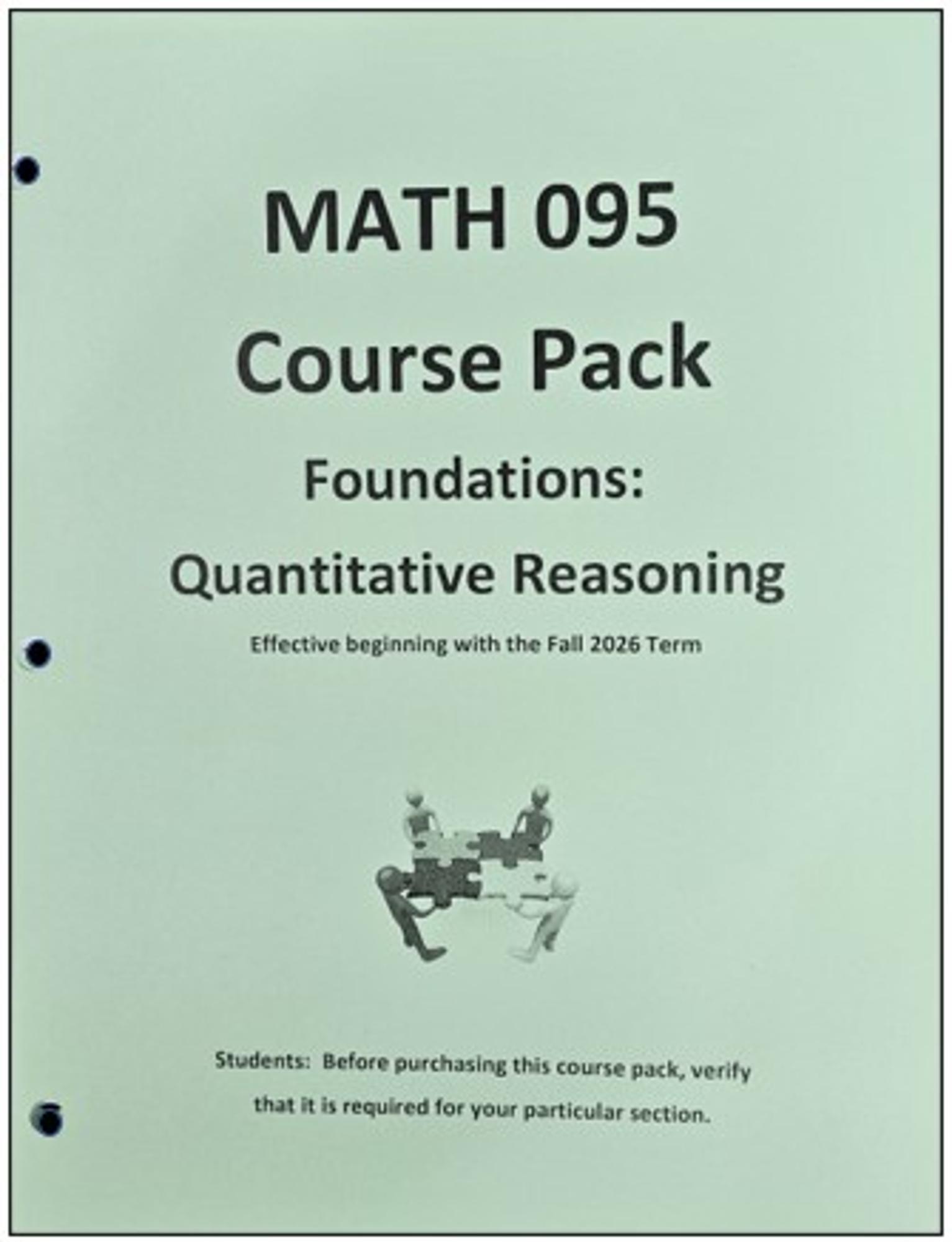 Cover image for MATH 095 Course Pack FALL 2026