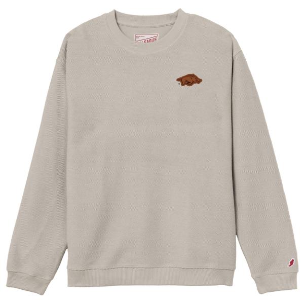 Arkansas Razorbacks Pumice Stone Crewneck; $75.00
