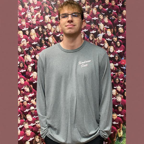 Henderson State Reddies Triblend Long Sleeve; $41.99
