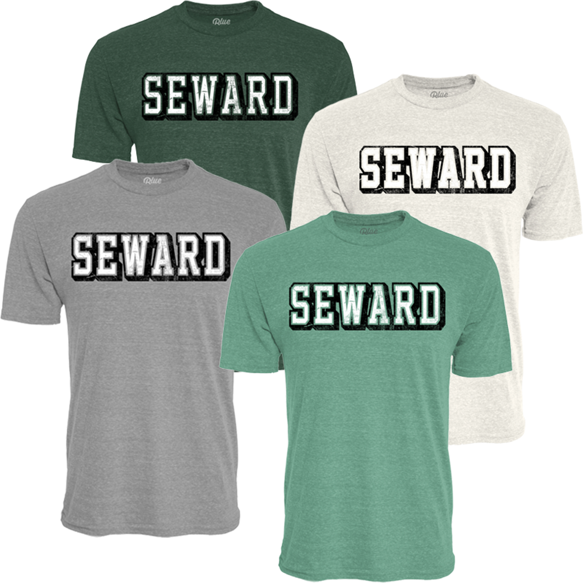 image of: BLUE 84 BIG FACTS SEWARD TRIBLEND TEE