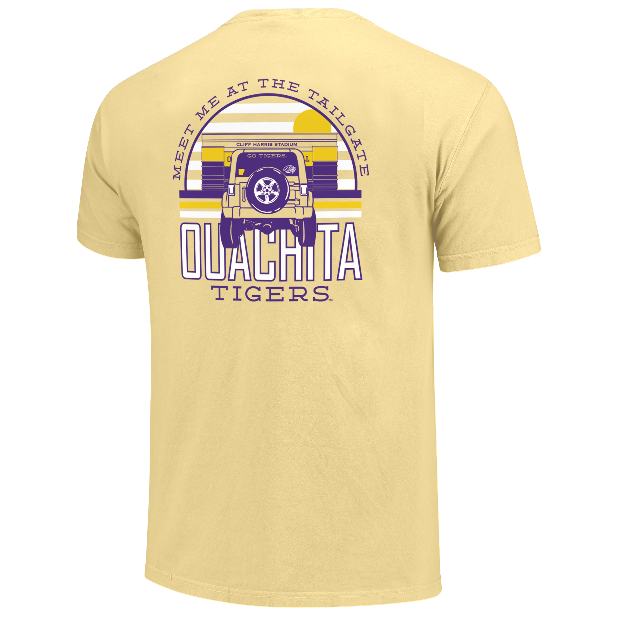 image of: Meet Me at the Tailgate Comfort Color Short Sleeve Tee