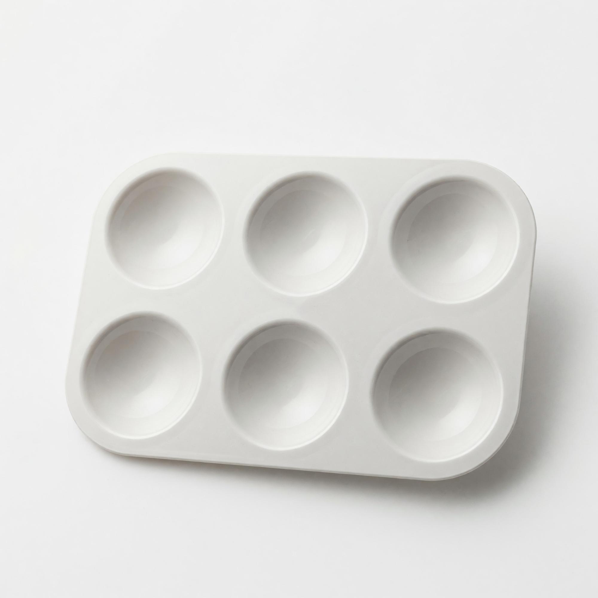 Product image 1 of 1 for OVAL PLASTIC PALETTE 6 WELL JACH RICHESO