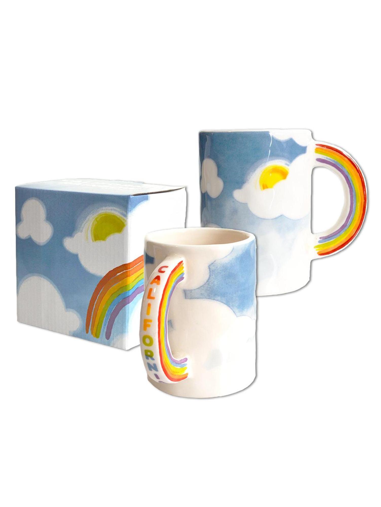 California Ceramic Rainbow Mug