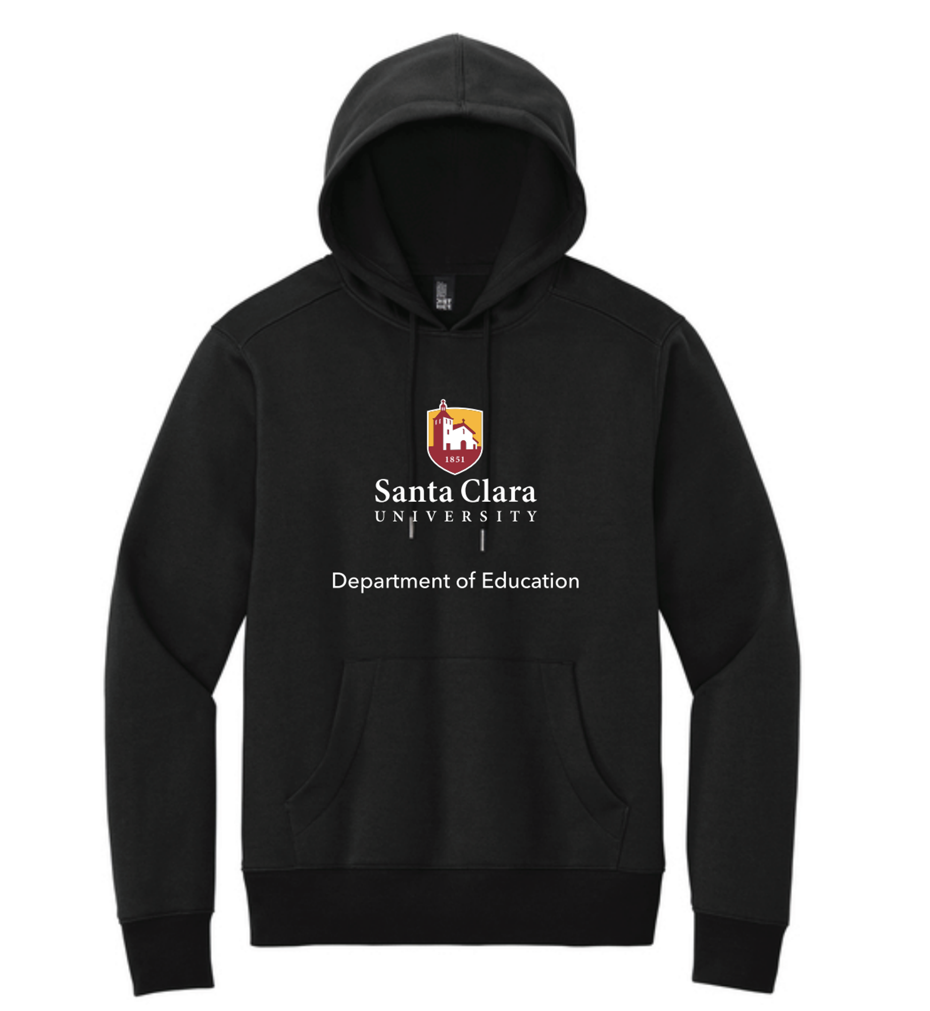 Product image 1 of 1 for SCU Department of Education Perfect Weight Fleece Hoodie, Jet Black