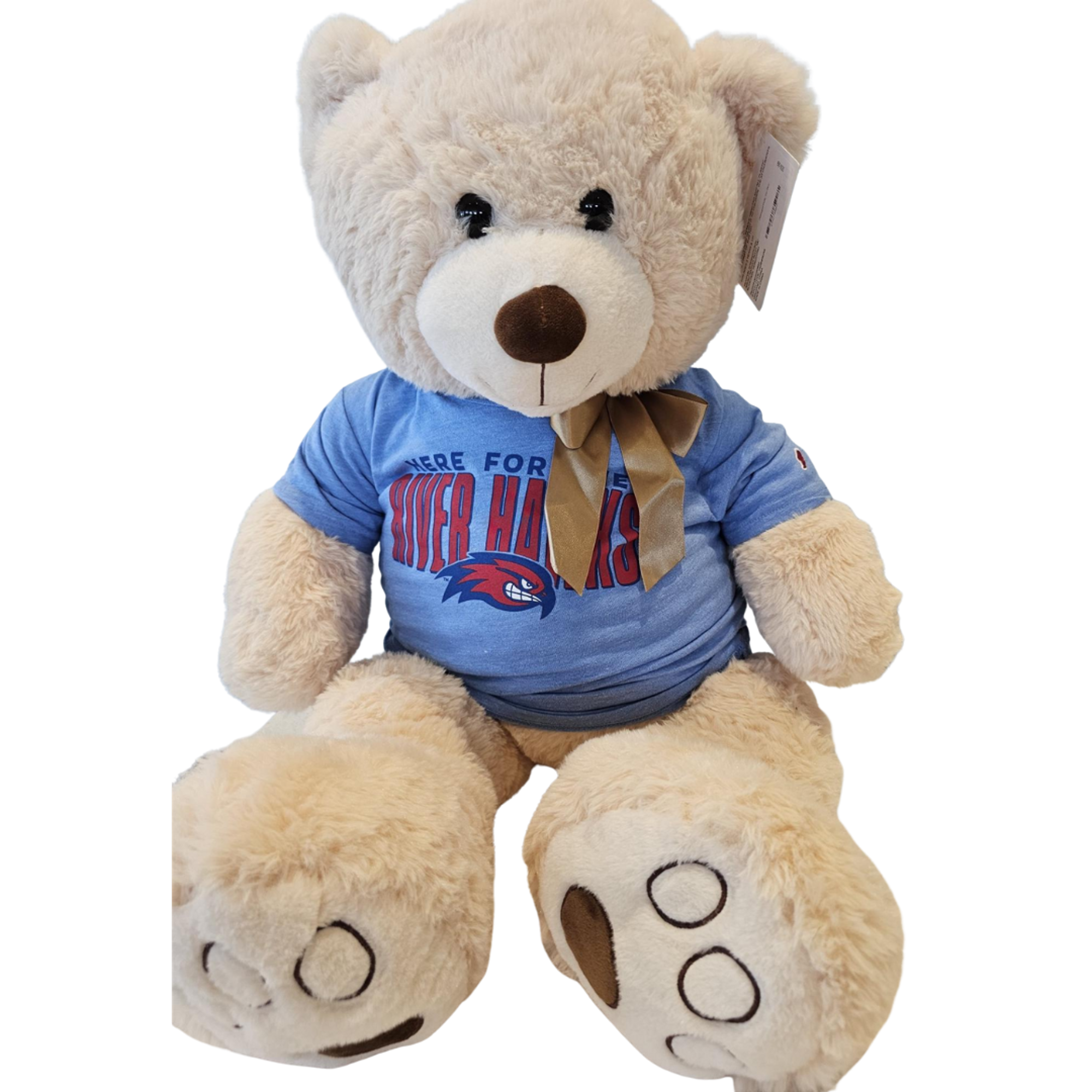 image of: Oversized Fluffy Tan Bear