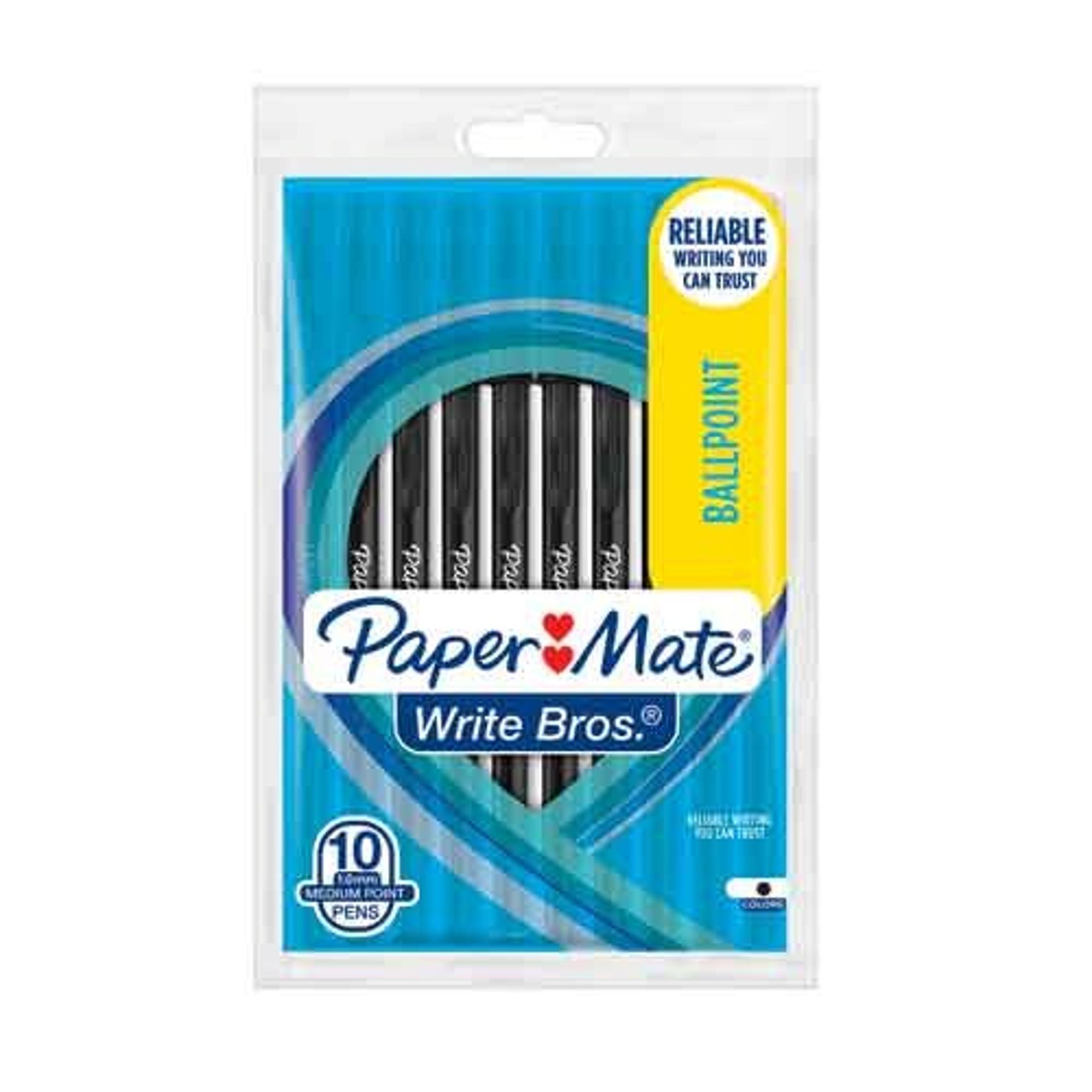 image of: WRITE BROS. 10 PACK PEN PAPERMATE