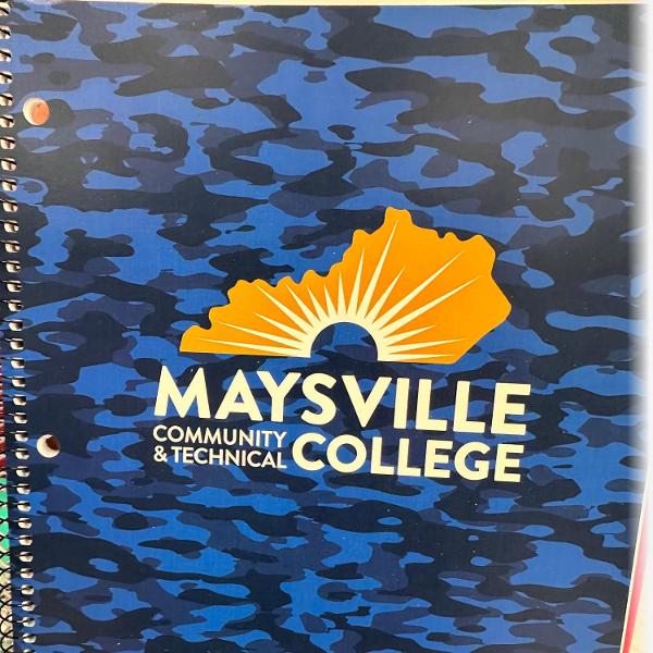 MCTC CAMO NOTEBOOK; $6.99
