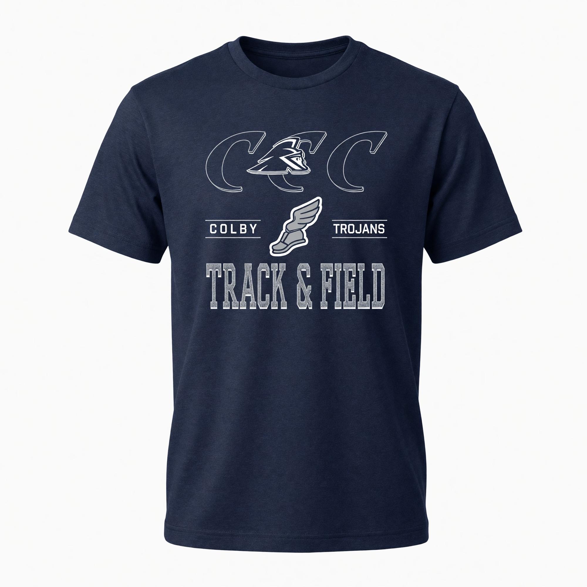 Product image 1 of 1 for Track and field Tee - Navy