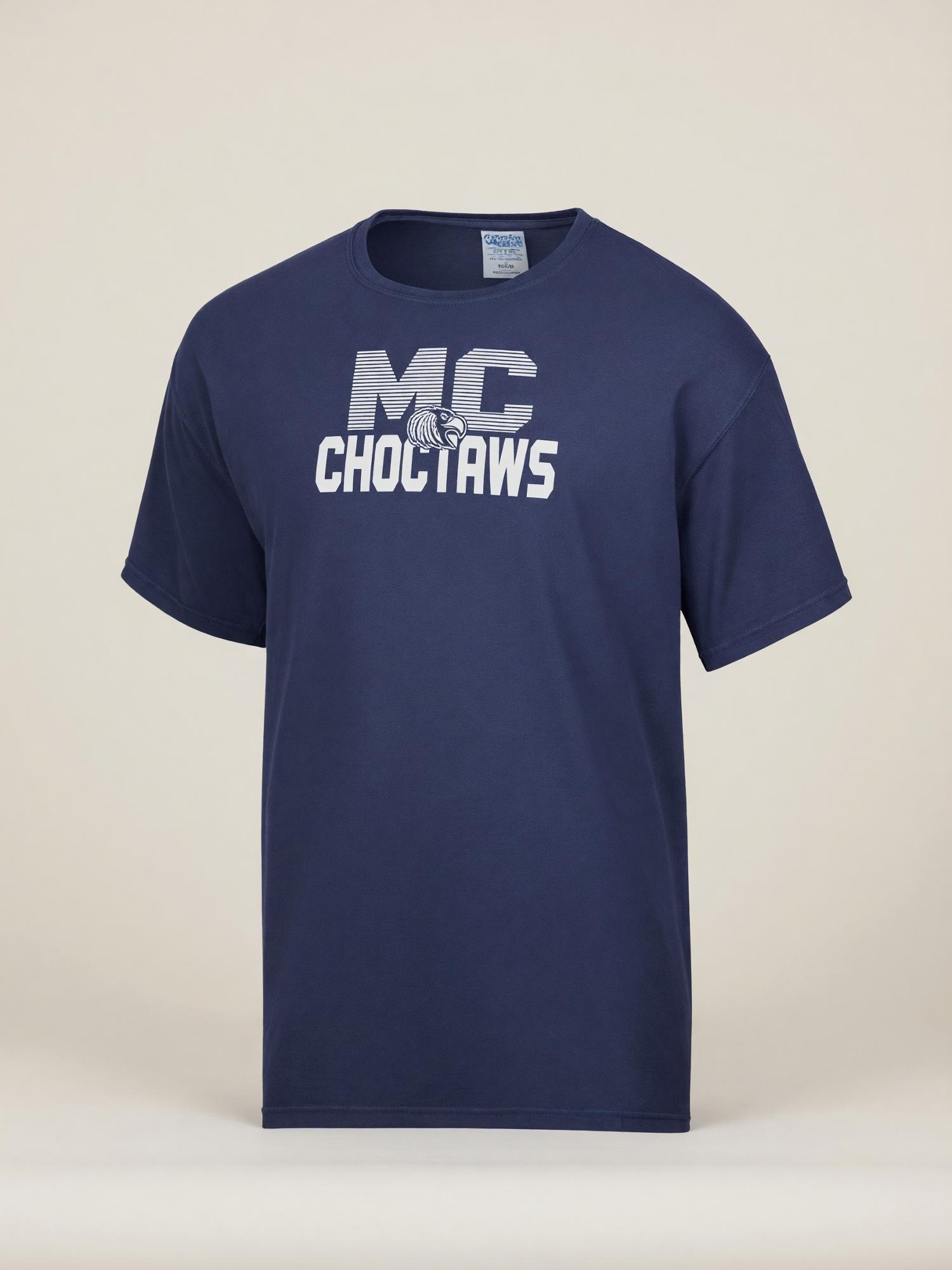 Product image 3 of 3 for MC SS TEE CW LINES HANES NAVY