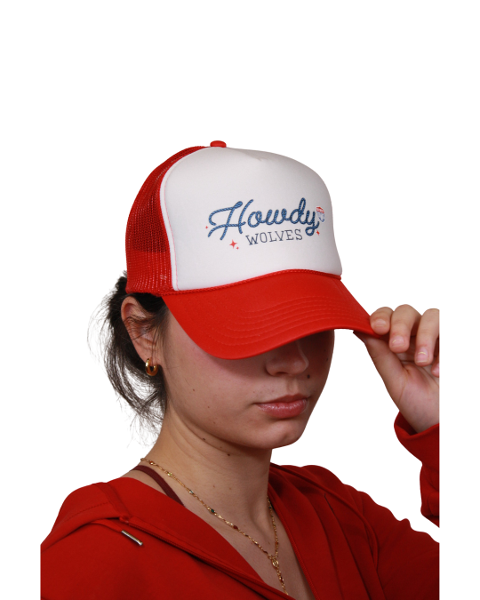 HOWDY WOLVES CAP; $29.99