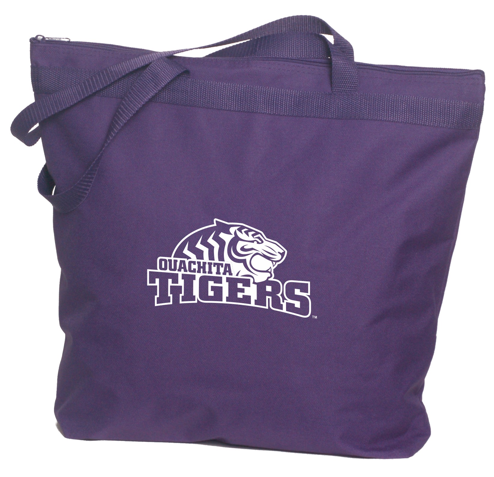 image of: Ouachita Tigers Zippered Tote Bag