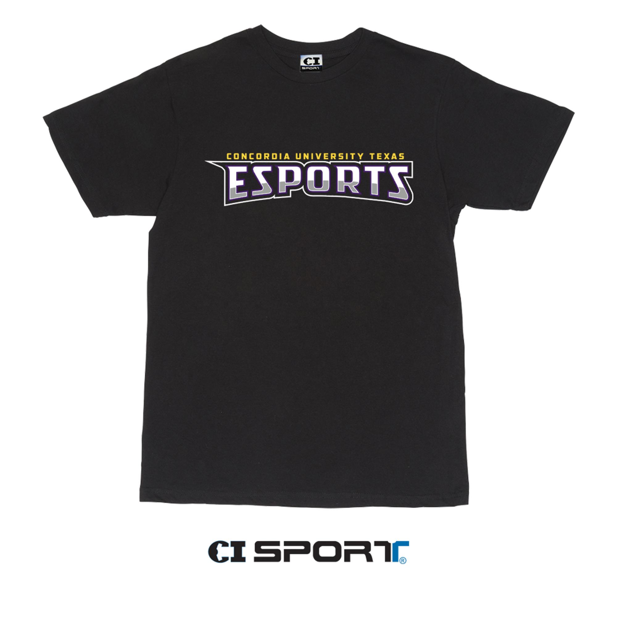 Product image 1 of 1 for Concordia University Texas Esports Tee Black