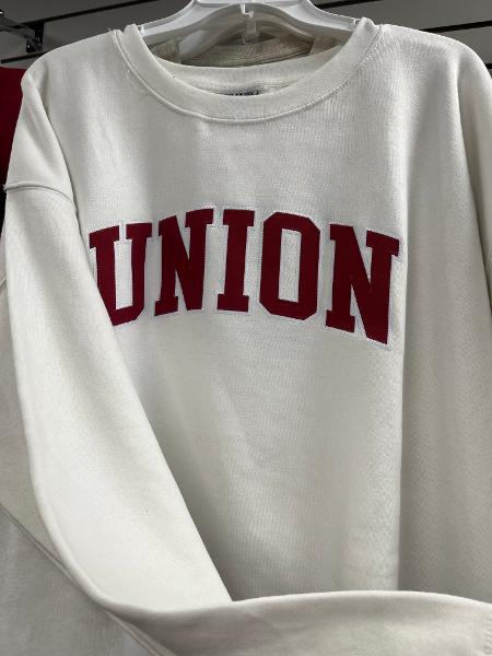 Union Applique Crew; $45.99