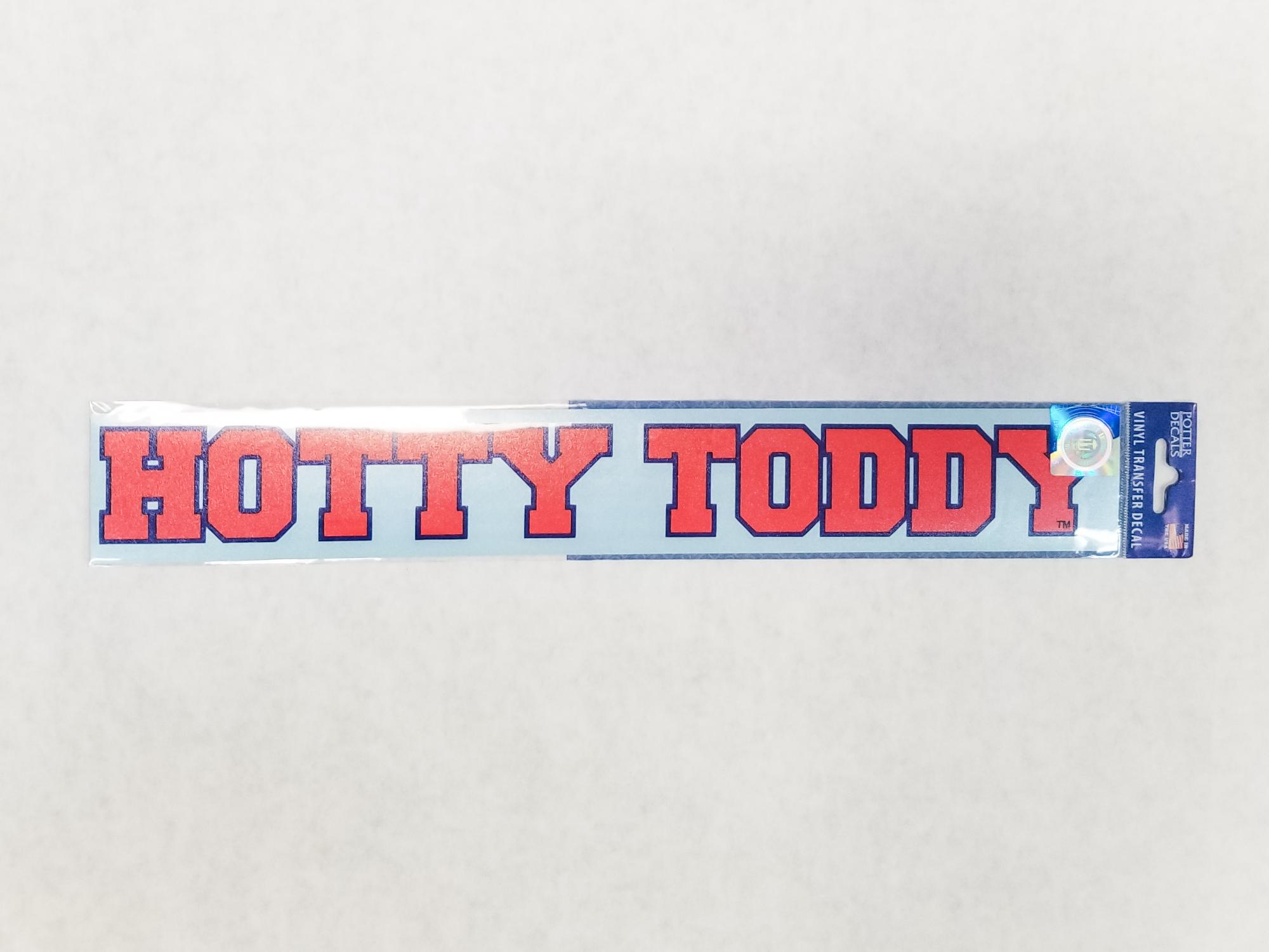 image of: Hotty Toddy Strip Decal Red 14in