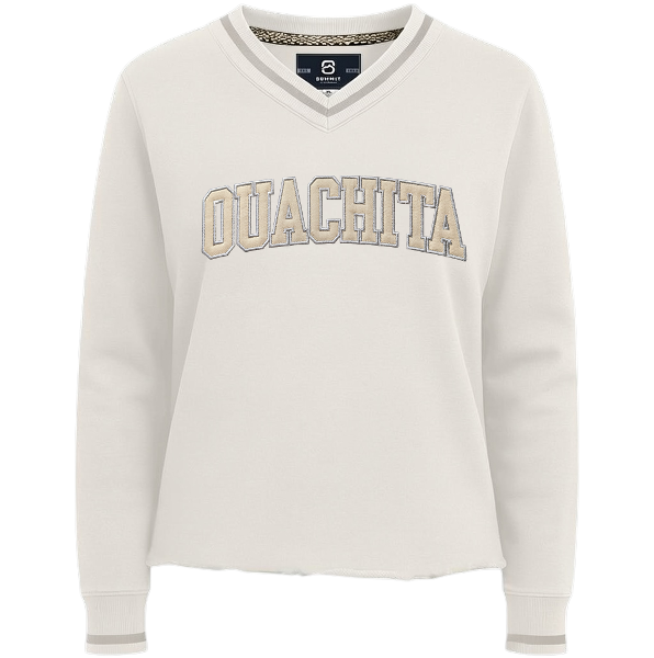 Ouachita VersaTwill Embroidery V-Neck Pullover; $69.99