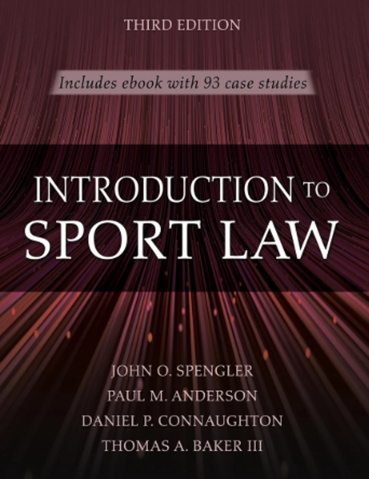 Cover image for Introduction to Sport Law With Case Studies in Sport Law