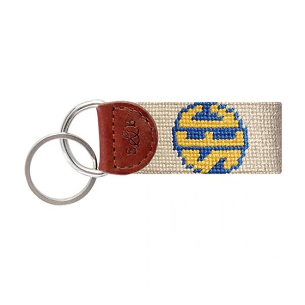 Arkansas Razorbacks Smathers and Branson SEC Needlepoint Key Fob; $32.50