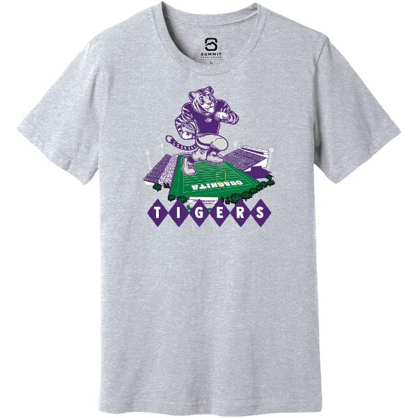 Ouachita Tigers Football Elevated Short Sleeve Tee; $24.99