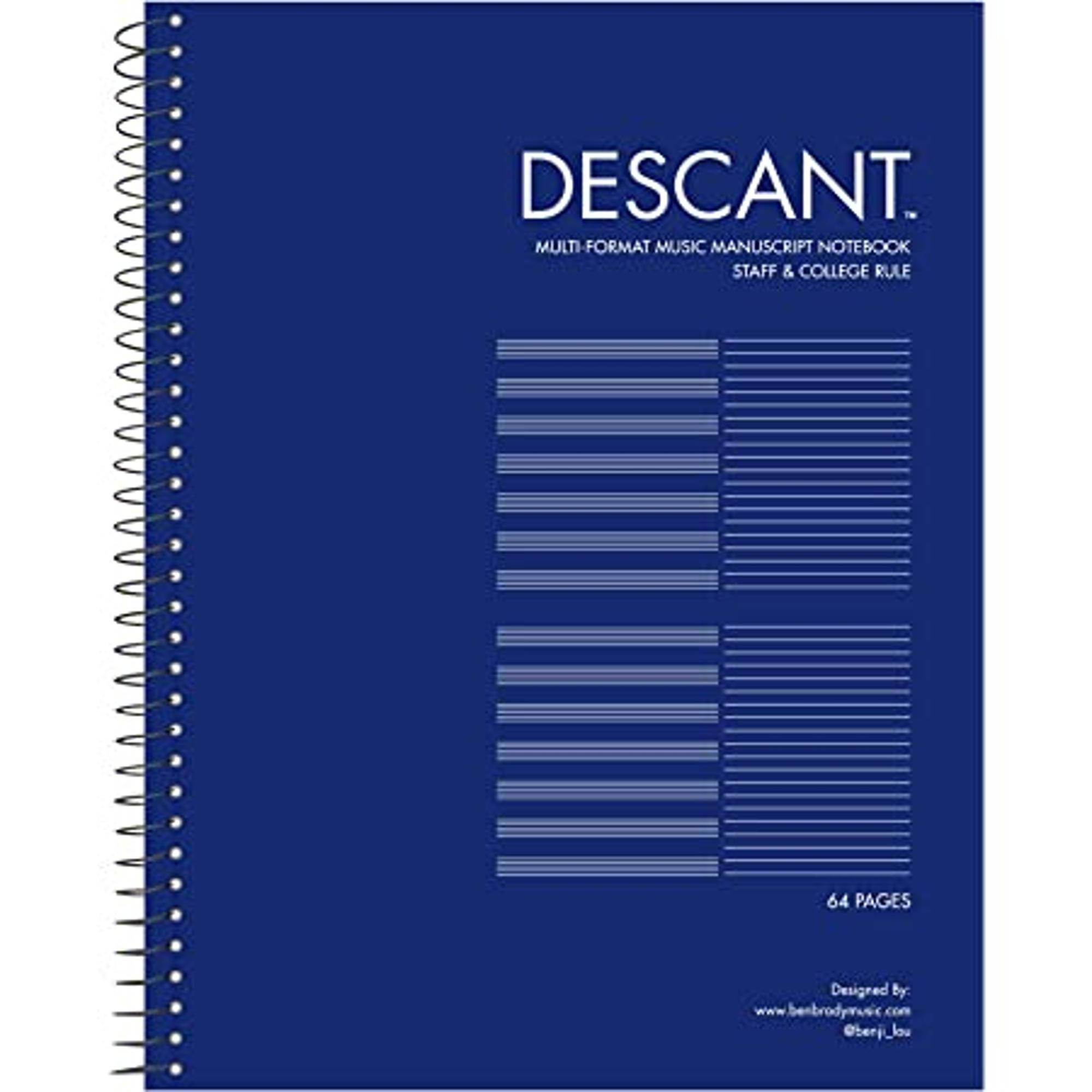 Product image 1 of 1 for Roaring Springs Descant Multi-Format Music Notebook