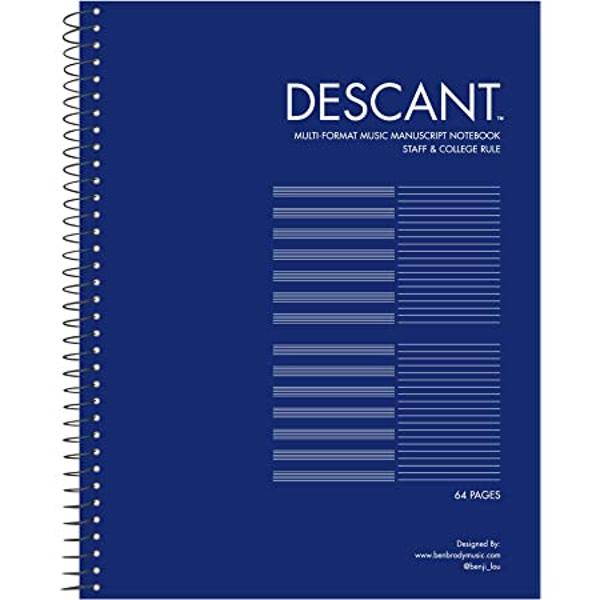Roaring Springs Descant Multi-Format Music Notebook; $5.99