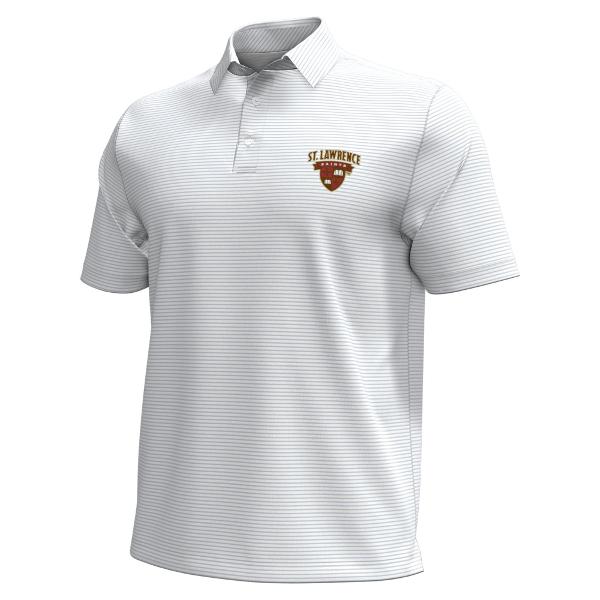 Under Armour White Stripe Polo; $86.95