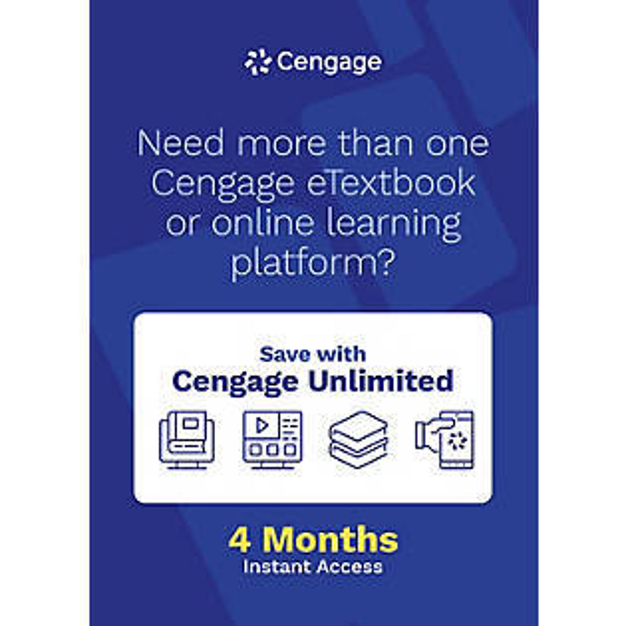 Cover image for CENGAGE UNLIMITED-ACCESS (1 SEMESTER)