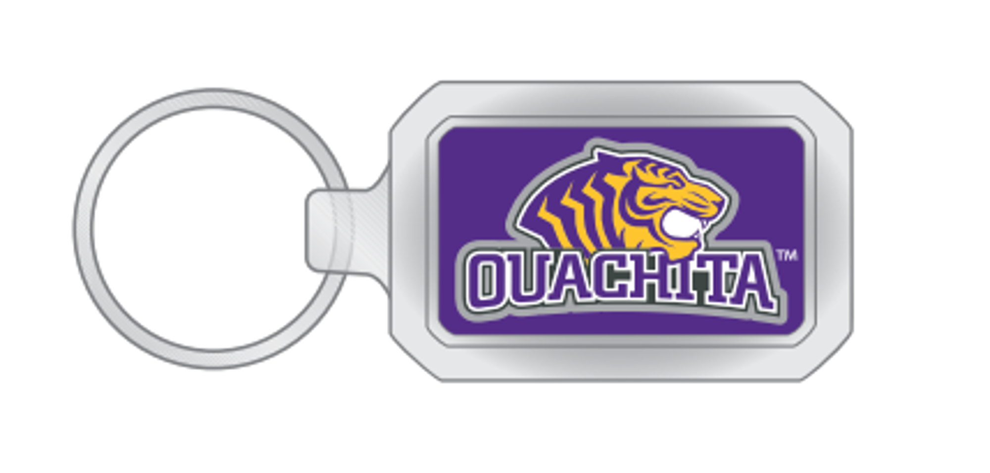 image of: Ouachita Rockport Rectangle Key Tag