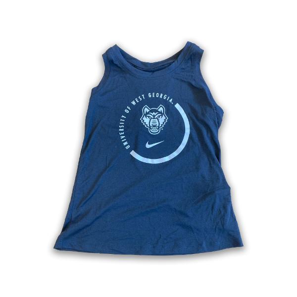 ATHLETICS LOGO UNIV. OF WEST GA NIKE LEGEND CLASSIC TANK; $39.99