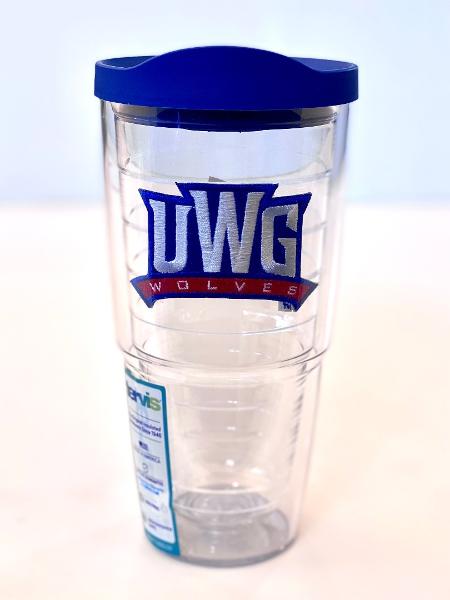 TERVIS UWG ATHLETICS LOGO W/ BLUE LID; $19.99