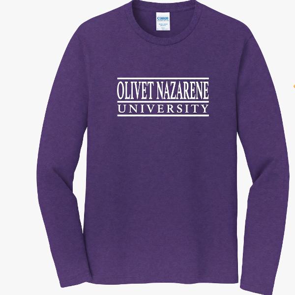 Core Stacked Full Name Long Sleeve Tee; $24.99