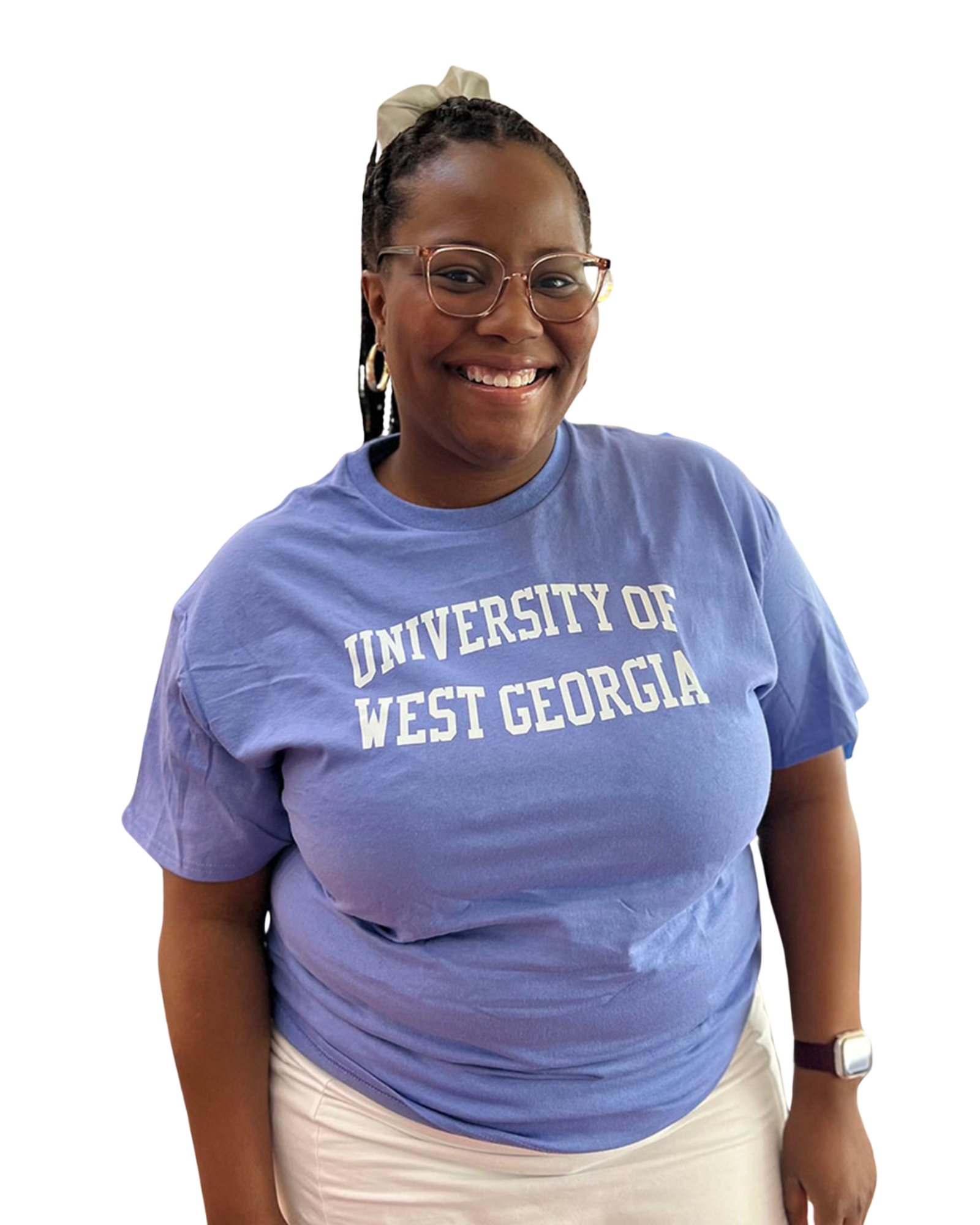 Product image 12 of 15 for UNIV. WEST GA TEXT ROLLED TEE
