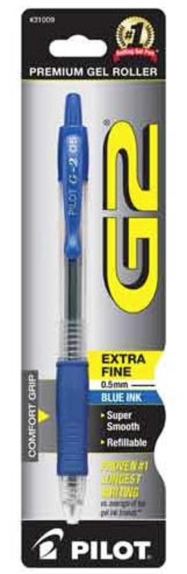 image of: G2-5 Retractable Gel Pen Extra Fine Carded