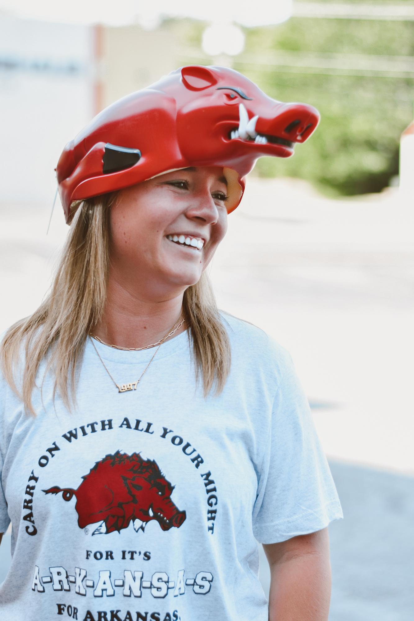 Arkansas sales razorback caps