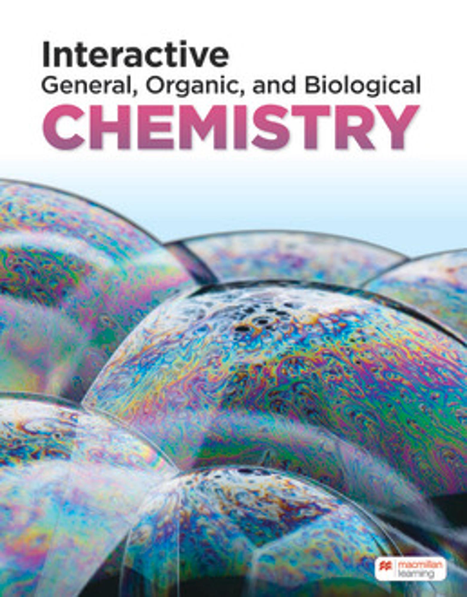 Cover image for Achieve for Interactive General, Organic, and Biological Chemistry (1-Term Access)