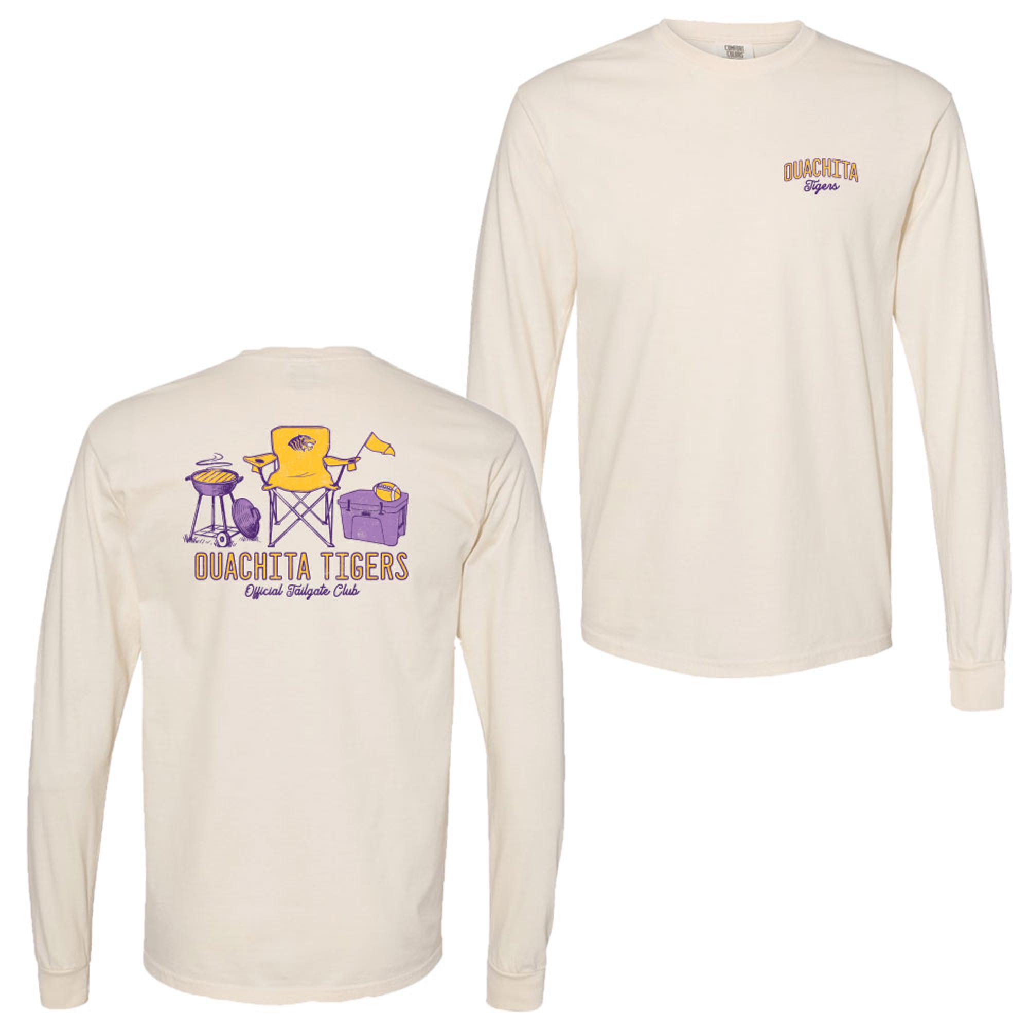 image of: Ouachita Tigers Official Tailgate Club Long Sleeve Tee