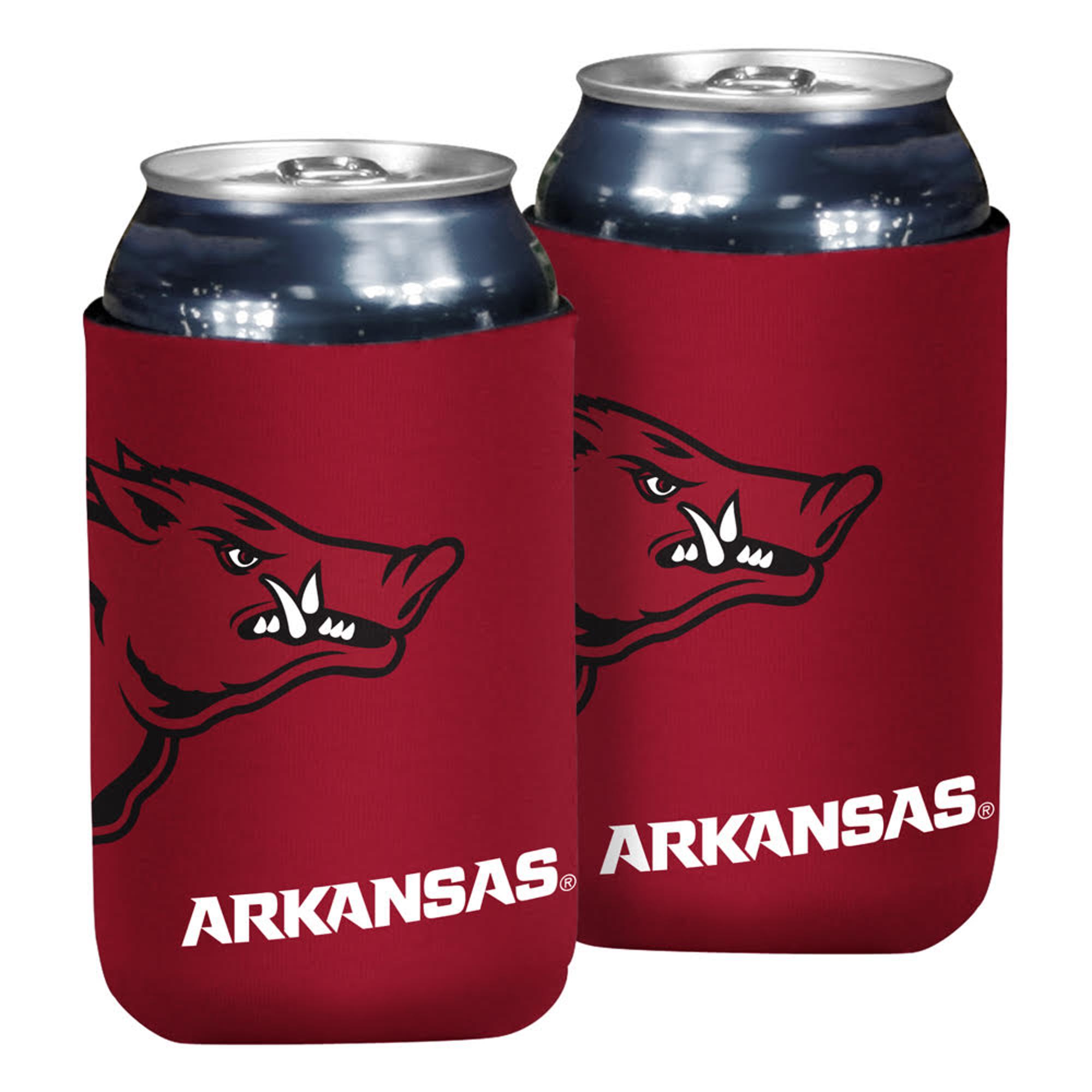 image of: Arkansas Razorbacks Oversized Logo Flat Koozie