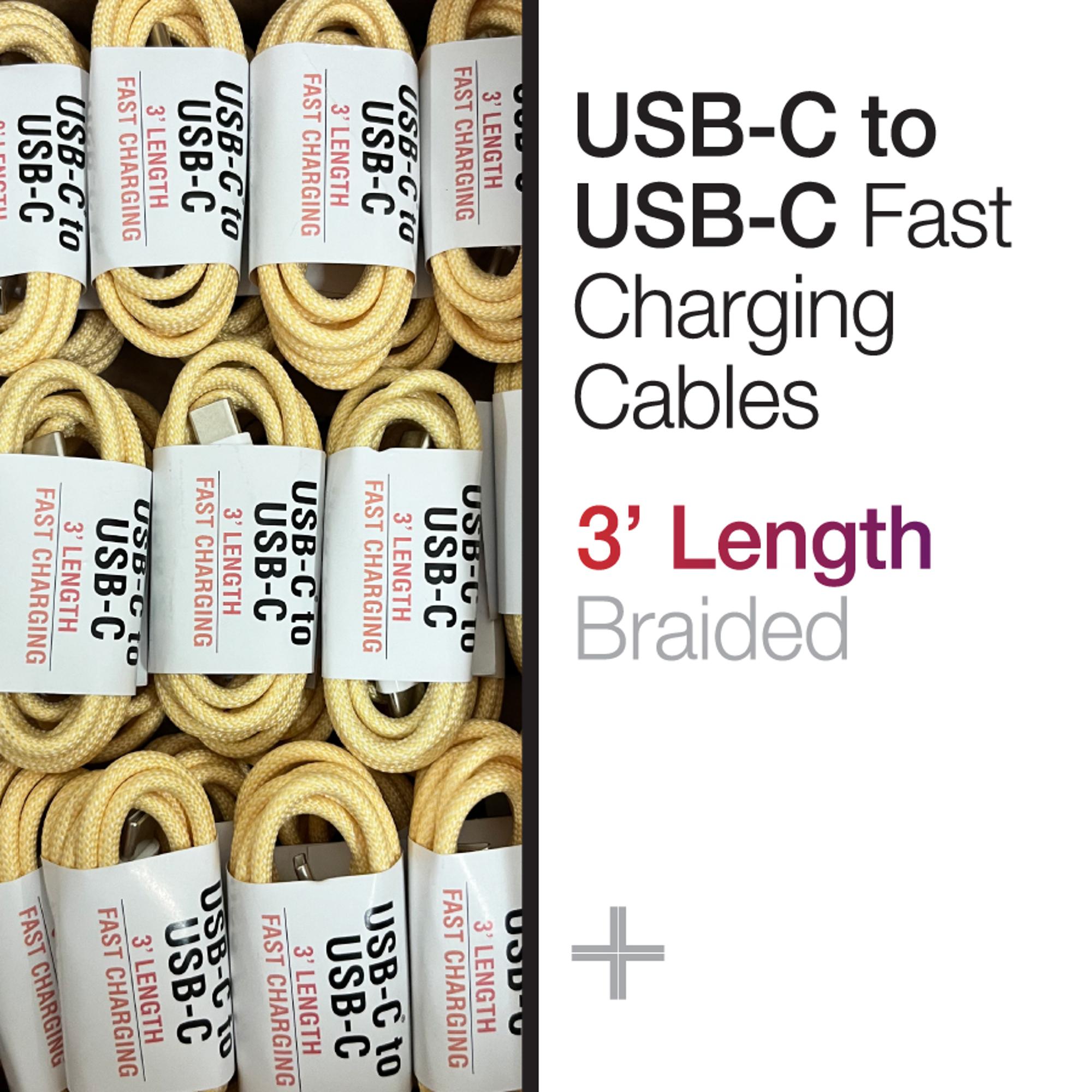 Product image 2 of 3 for USB-C to USB-C Fast Charging Braided Cables
