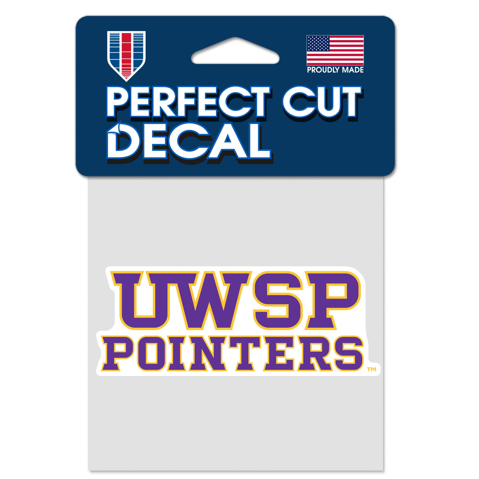 Product image 1 of 1 for UWSP Pointers 4x1.5" Decal